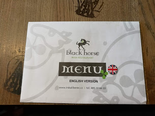 menu black horse